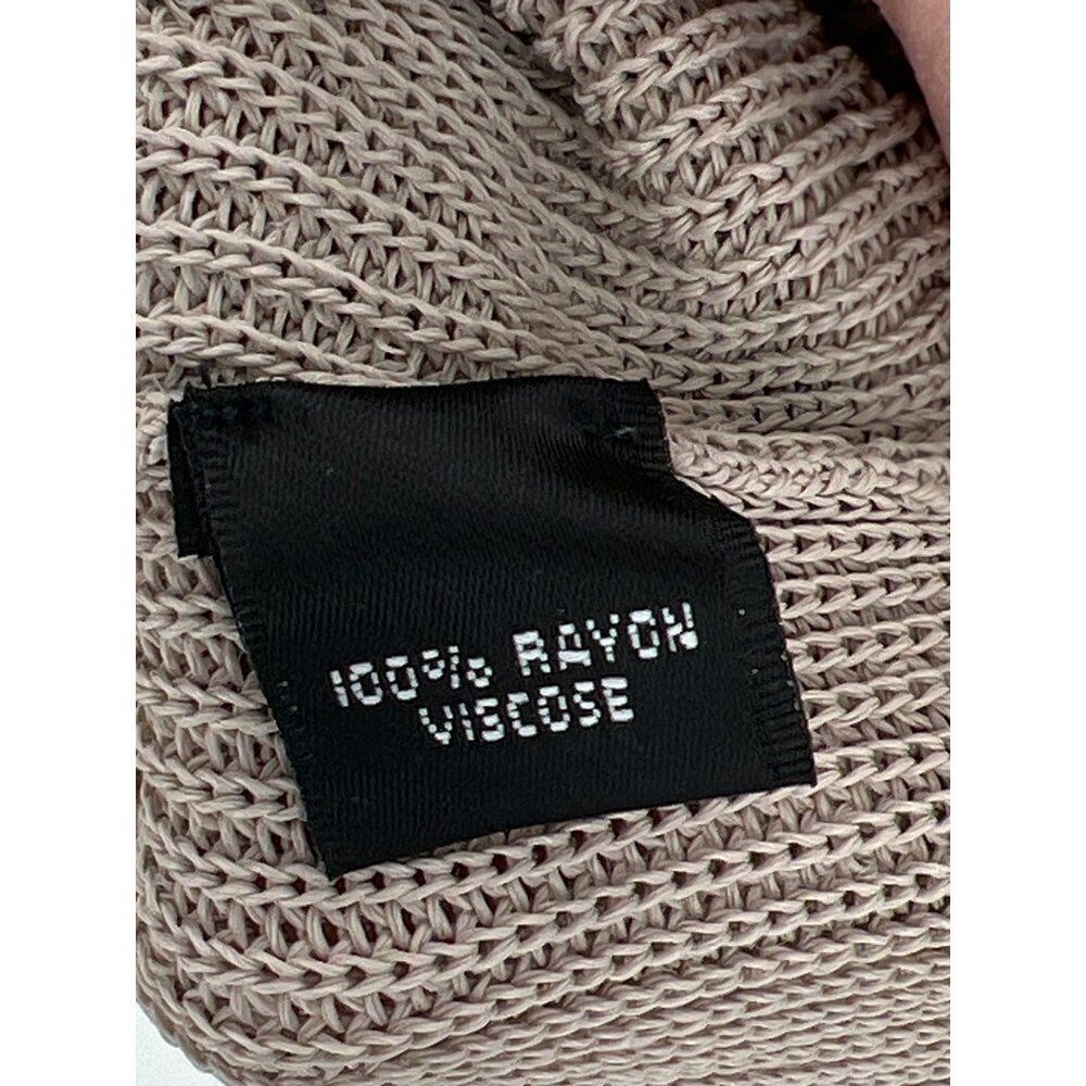 Linda Allard Ellen Tracy Knit Short Sleeve Sweater Top Taupe Size 2X New - Picture 6 of 8